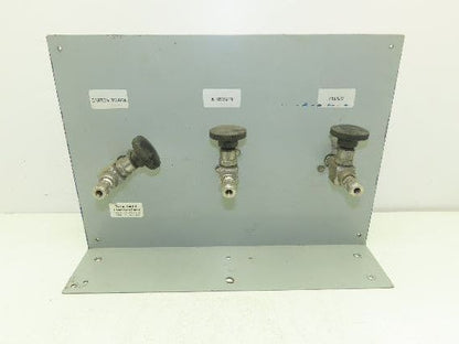 Concoa 6242412 Laser Gas Supply Regulator Panel Helium Nitrogen Carbon Dioxide
