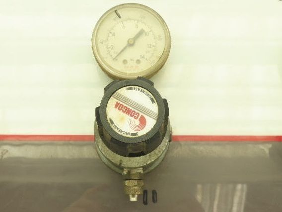 Concoa 6242412 Laser Gas Supply Regulator Panel Helium Nitrogen Carbon Dioxide