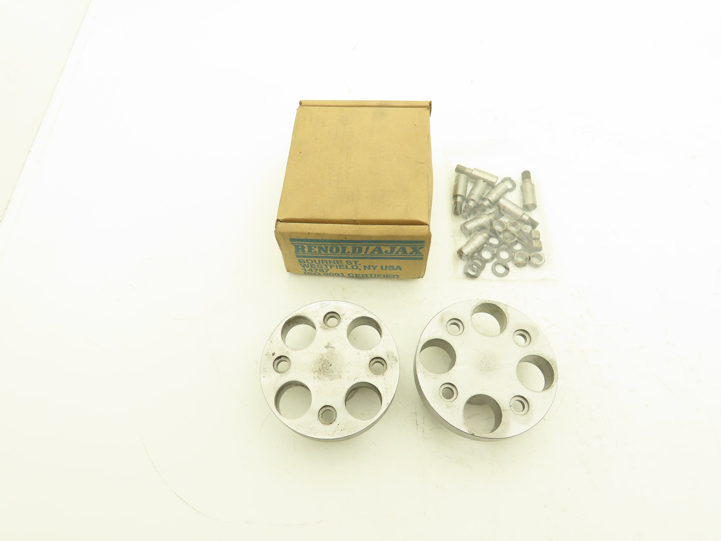 Renold AJAX 1S Pin And Bushing Coupling Blank Set w/Pins 4-3/8" OD