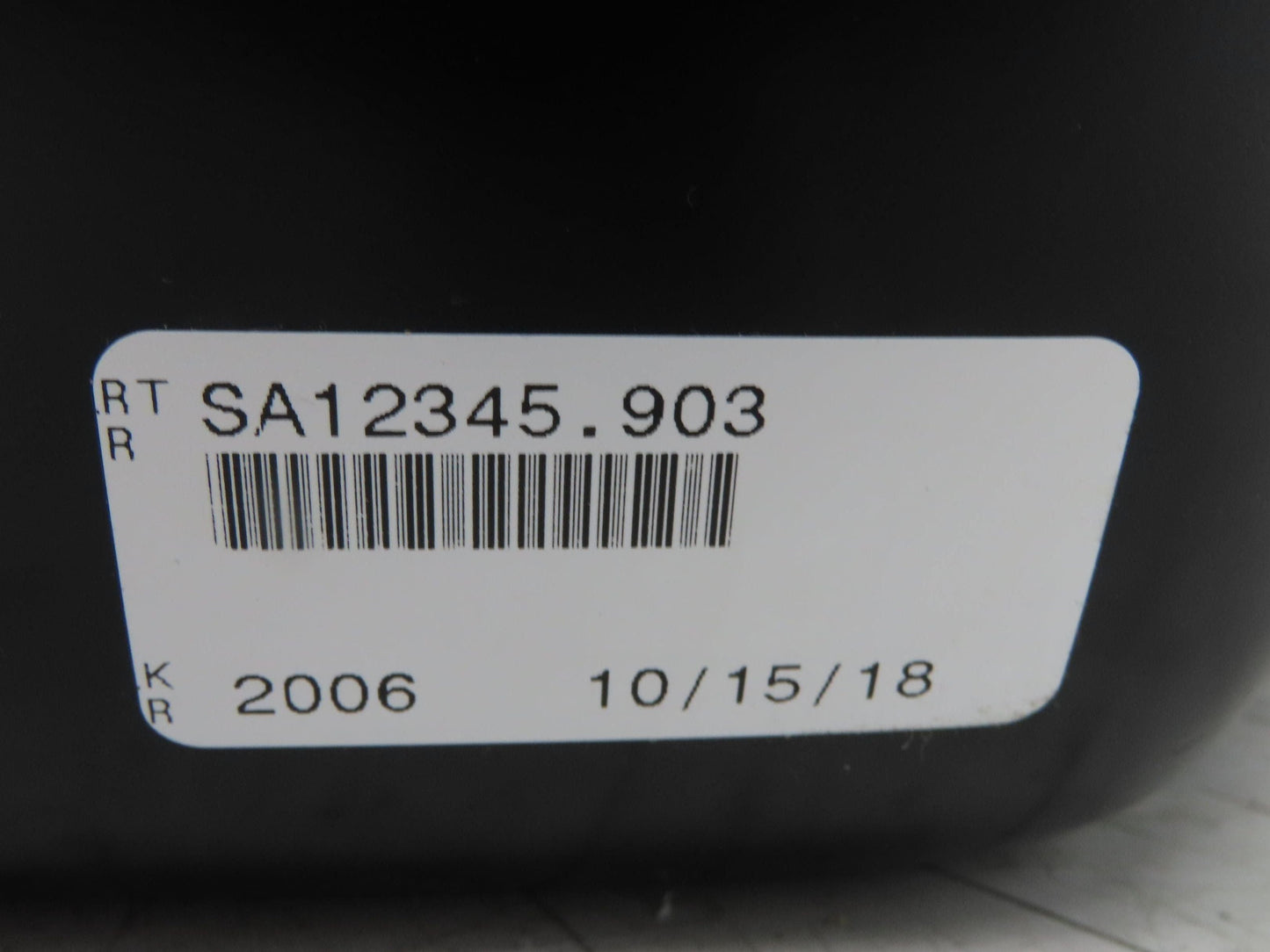 Universal Forklift Replacement Seat Black Vinyl 18" SA12345.903