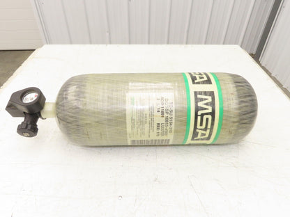 MSA H-60SL SCBA 60 Min Firefighter Respirator Tank Air Cylinder w/Valve 4500psi