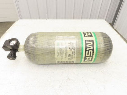 MSA H-60SL SCBA 60 Min Firefighter Respirator Tank Air Cylinder w/Valve 4500psi
