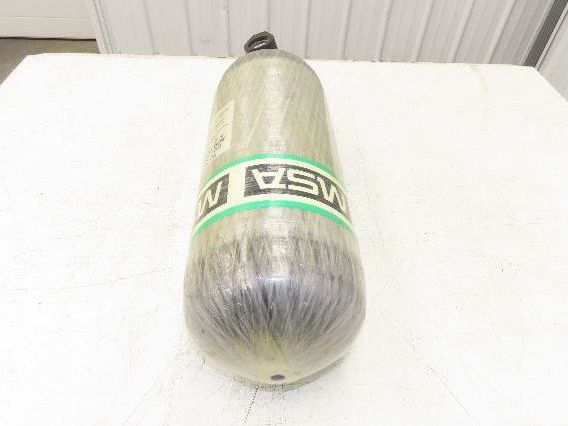 MSA H-60SL SCBA 60 Min Firefighter Respirator Tank Air Cylinder w/Valve 4500psi