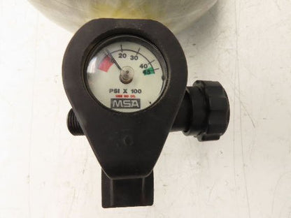 MSA H-60SL SCBA 60 Min Firefighter Respirator Tank Air Cylinder w/Valve 4500psi
