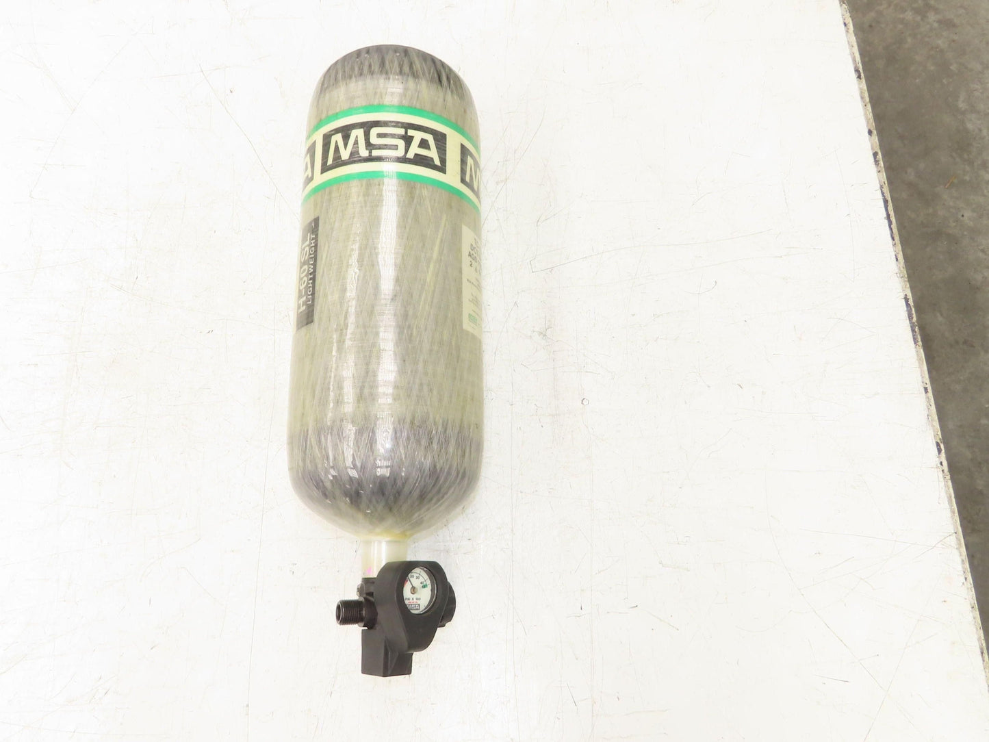 MSA H-60SL SCBA 60 Min Firefighter Respirator Tank Air Cylinder w/Valve 4500psi