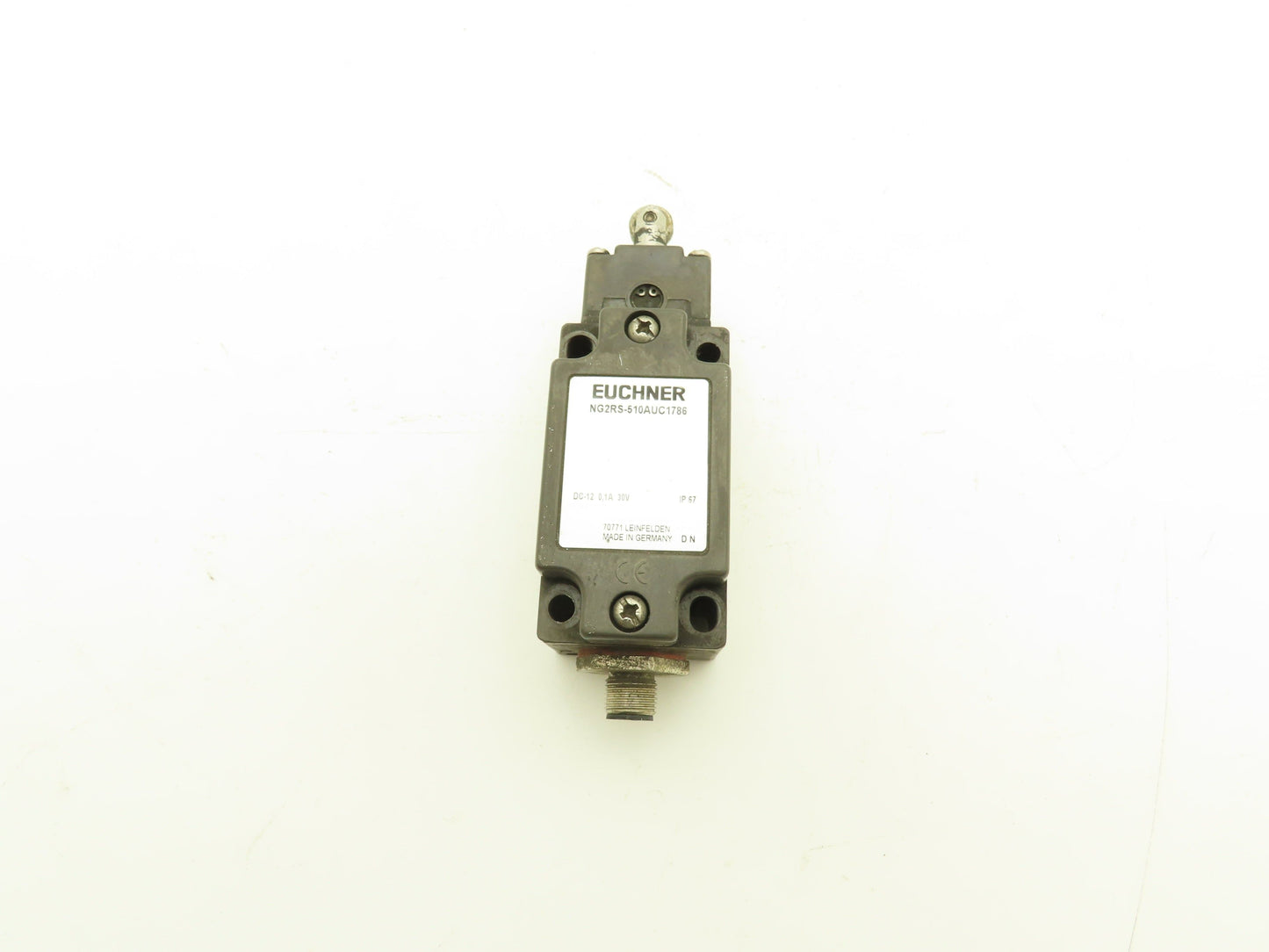 Euchner NG2RS-510AU Limit Switch Steel Roller Plunger 30V 0.1A IP67