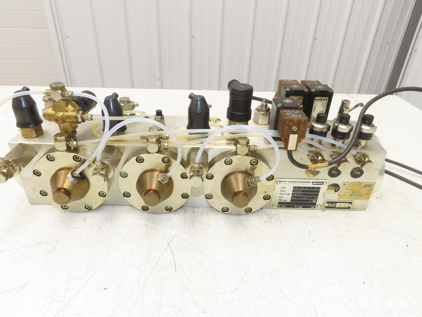 Witt Gasetechnik KM40-3T V11 Gas Mixer Manifold He/N2/CO2  - Trumpf 3000 Laser