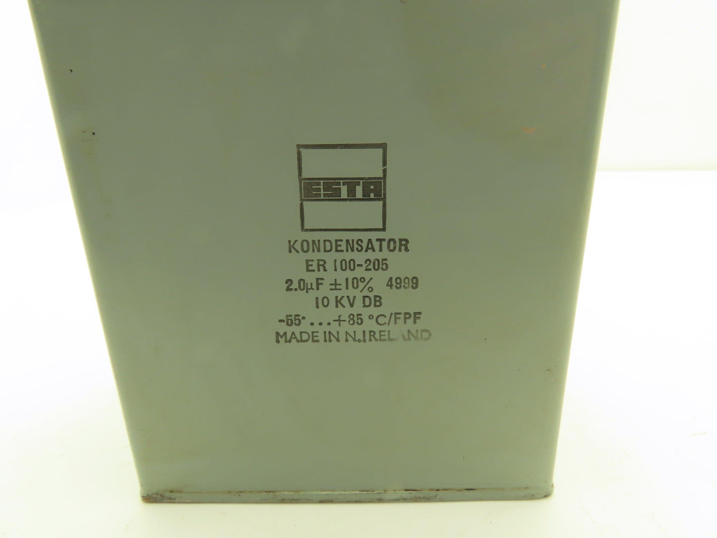 ESTR ER 100-205 Kondensator Capacitor 2.0uF Micro Farad 10kV dB -65..+85C