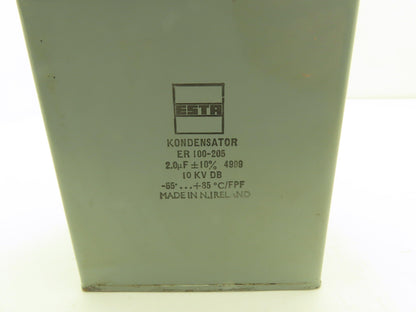 ESTR ER 100-205 Kondensator Capacitor 2.0uF Micro Farad 10kV dB -65..+85C