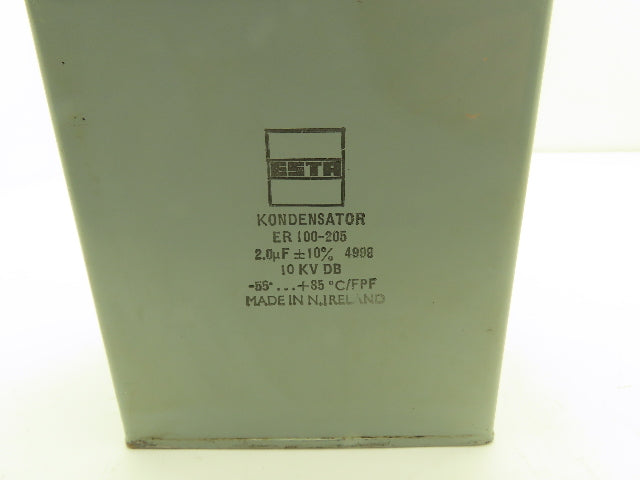 ESTR ER 100-205 Kondensator Capacitor 2.0uF Micro Farad 10kV dB -65..+85C