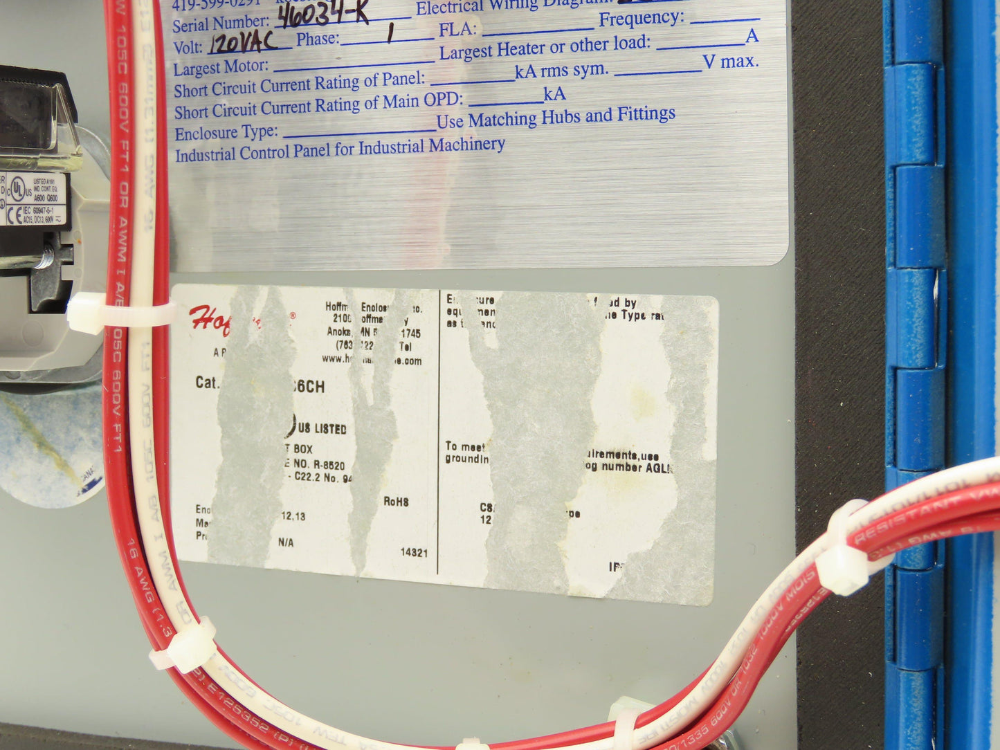 On-Off Switch with indicator Pilot lights Pre-wired Safety Control