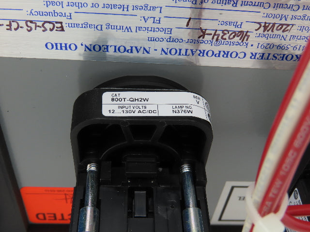 On-Off Switch with indicator Pilot lights Pre-wired Safety Control