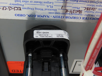 On-Off Switch with indicator Pilot lights Pre-wired Safety Control