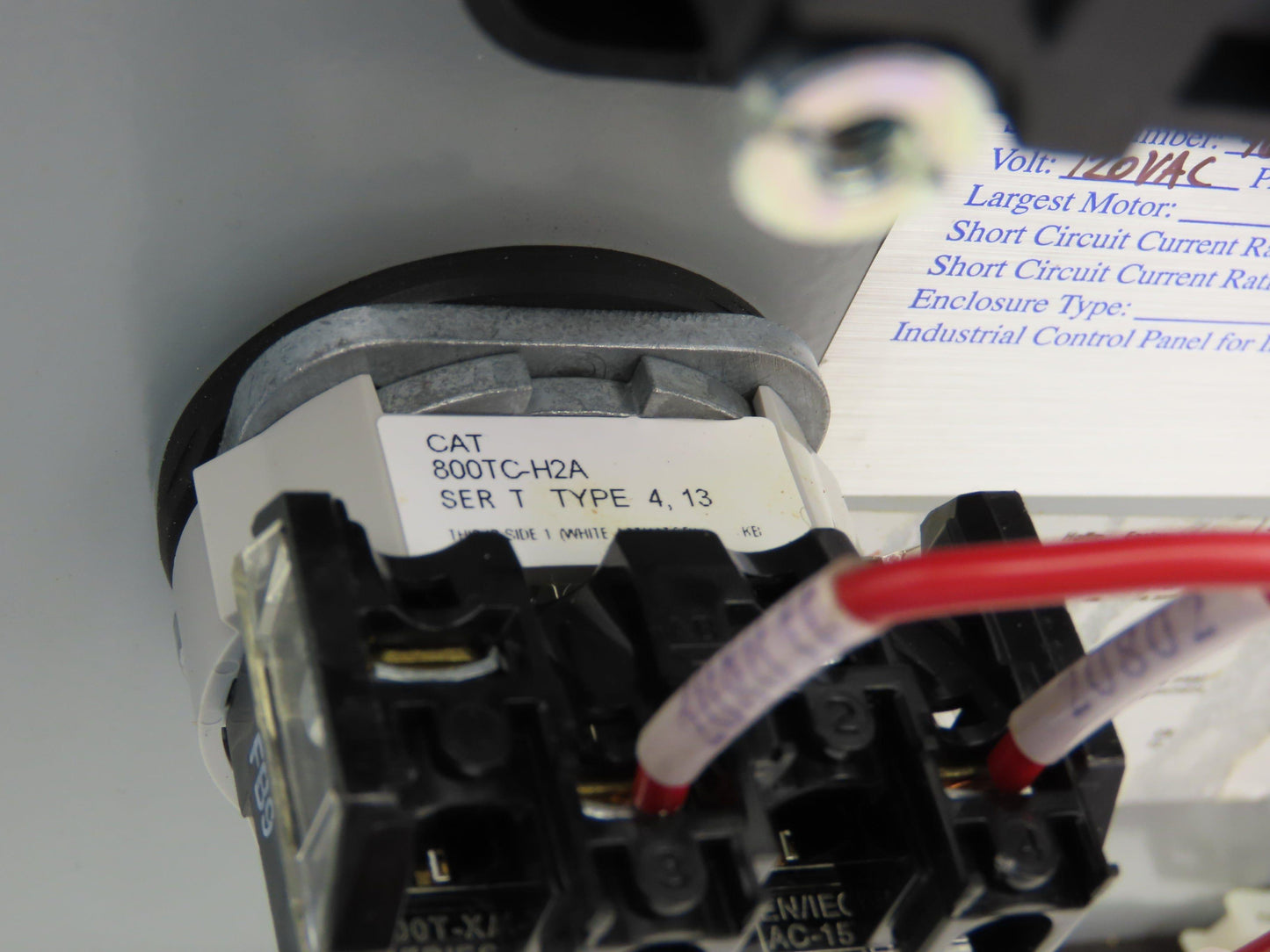 On-Off Switch with indicator Pilot lights Pre-wired Safety Control