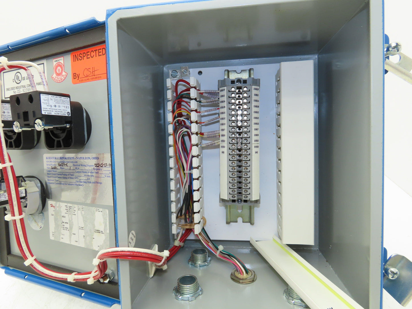 On-Off Switch with indicator Pilot lights Pre-wired Safety Control