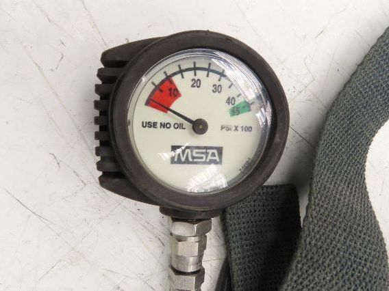 MSA H-60SL SCBA 60 Min Respirator Tank Air Cylinder Firefighter Backpack w/Case