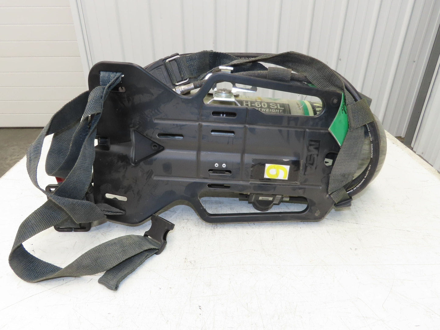 MSA H-60SL SCBA 60 Min Respirator Tank Air Cylinder Firefighter Backpack w/Case