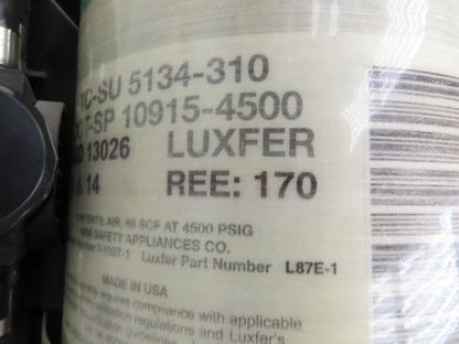 MSA H-60SL SCBA 60 Min Respirator Tank Air Cylinder Firefighter Backpack w/Case