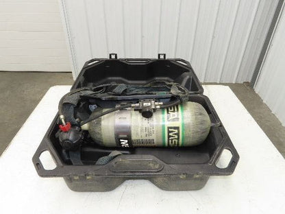 MSA H-60SL SCBA 60 Min Respirator Tank Air Cylinder Firefighter Backpack w/Case