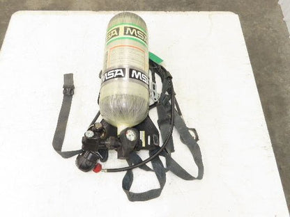 MSA H-60SL SCBA 60 Min Respirator Tank Air Cylinder Firefighter Backpack w/Case