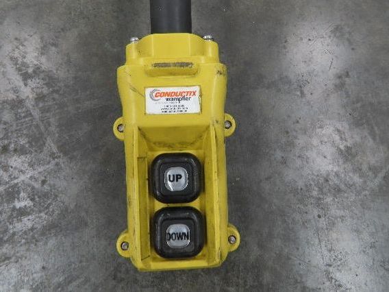 CM Lodestar RRT2 3 Ton Electric Chain Hoist 19' Lift 11/3.3 FPM Trolley 460 Volt