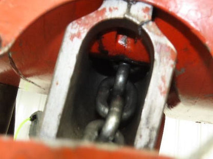 CM Lodestar RRT2 3 Ton Electric Chain Hoist 19' Lift 11/3.3 FPM Trolley 460 Volt