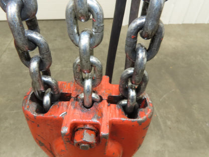 CM Lodestar RRT2 3 Ton Electric Chain Hoist 19' Lift 11/3.3 FPM Trolley 460 Volt