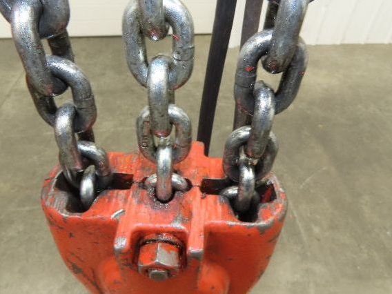 CM Lodestar RRT2 3 Ton Electric Chain Hoist 19' Lift 11/3.3 FPM Trolley 460 Volt