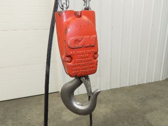 CM Lodestar R2 2 Ton Electric Chain Hoist 16' Lift 8/2.5 FPM Trolley 460 Volt