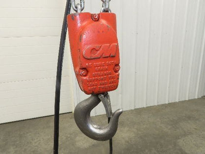 CM Lodestar R2 2 Ton Electric Chain Hoist 16' Lift 8/2.5 FPM Trolley 460 Volt