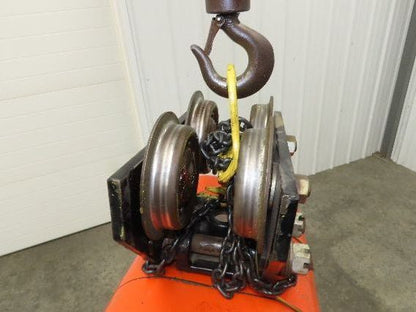 CM Lodestar R2 2 Ton Electric Chain Hoist 16' Lift 8/2.5 FPM Trolley 460 Volt