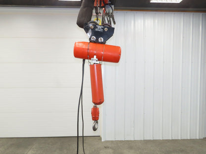 CM Lodestar R2 2 Ton Electric Chain Hoist 16' Lift 8/2.5 FPM Trolley 460 Volt