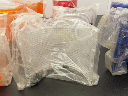 Federal Signal K8447014A Stack Light Lens Multiple Colors Mixed Lot of 9