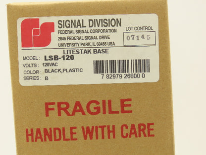 Federal Signal LSB-120 Stack Light Base Litestak 120V Lot of 5
