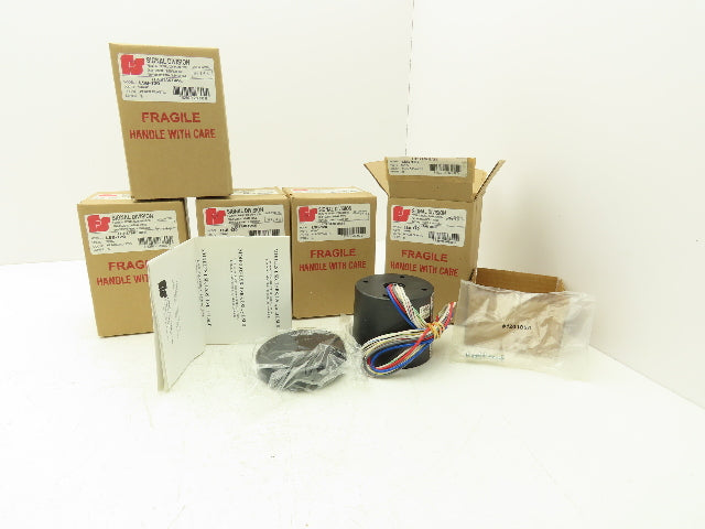 Federal Signal LSB-120 Stack Light Base Litestak 120V Lot of 5