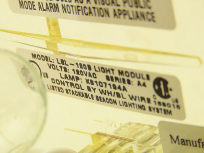 Federal Signal LSL-120B Industrial Stack Light Litestak 120V Lot of 5