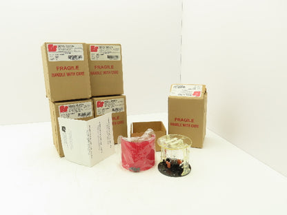 Federal Signal LSL-120R Stack Light Litestak Incandescent Red 120V Lot of 5