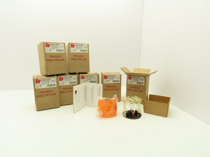 Federal Signal LSL-120A Stack Light Litestak Incandescent Amber 120V Lot of 7