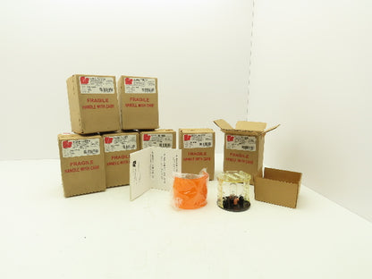 Federal Signal LSL-120A Stack Light Litestak Incandescent Amber 120V Lot of 7