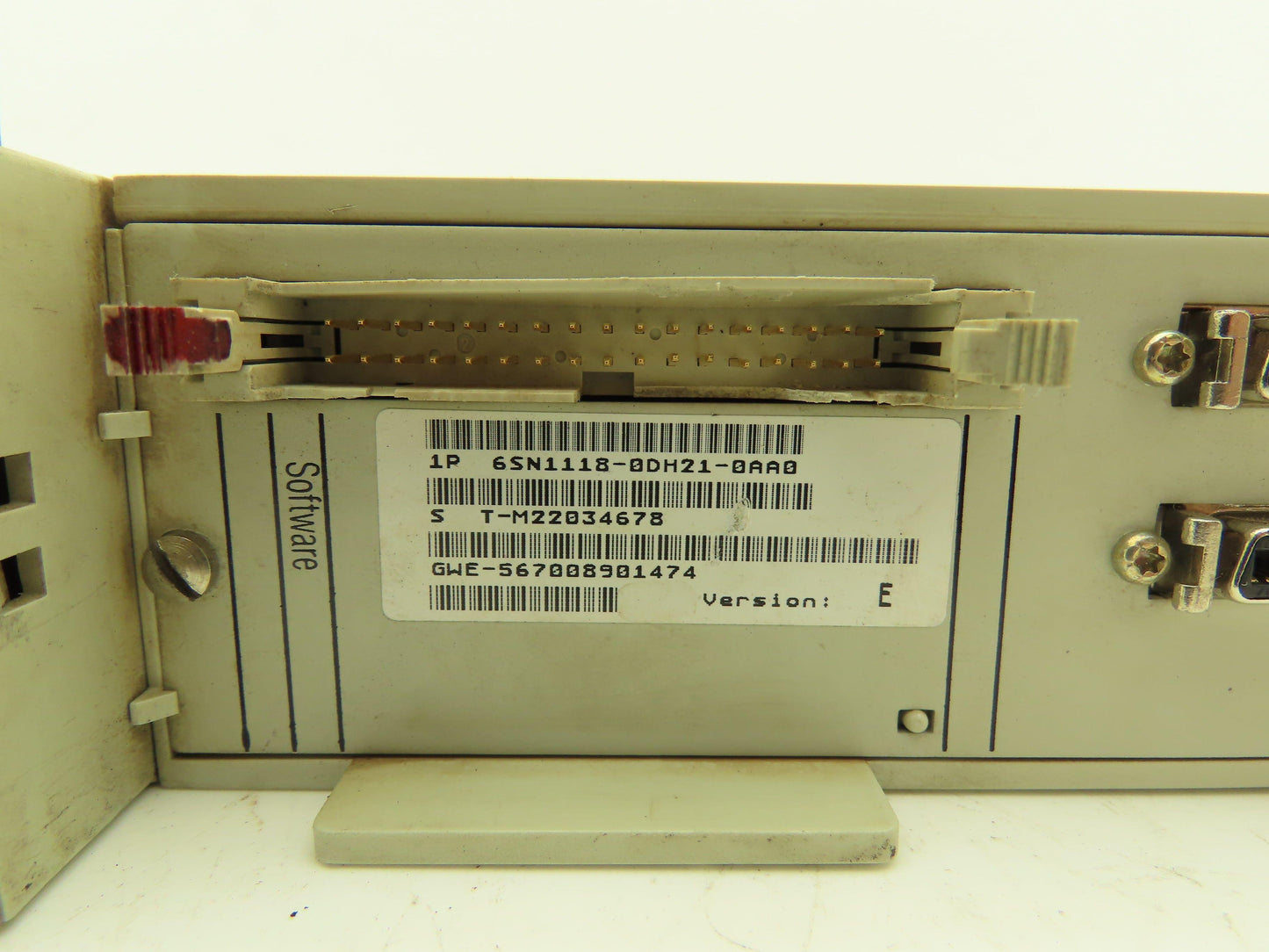 Siemens 6SN1123-1AB00-0AA1 Simodrive LT-Modul 2X15A Control Board Module Ver A
