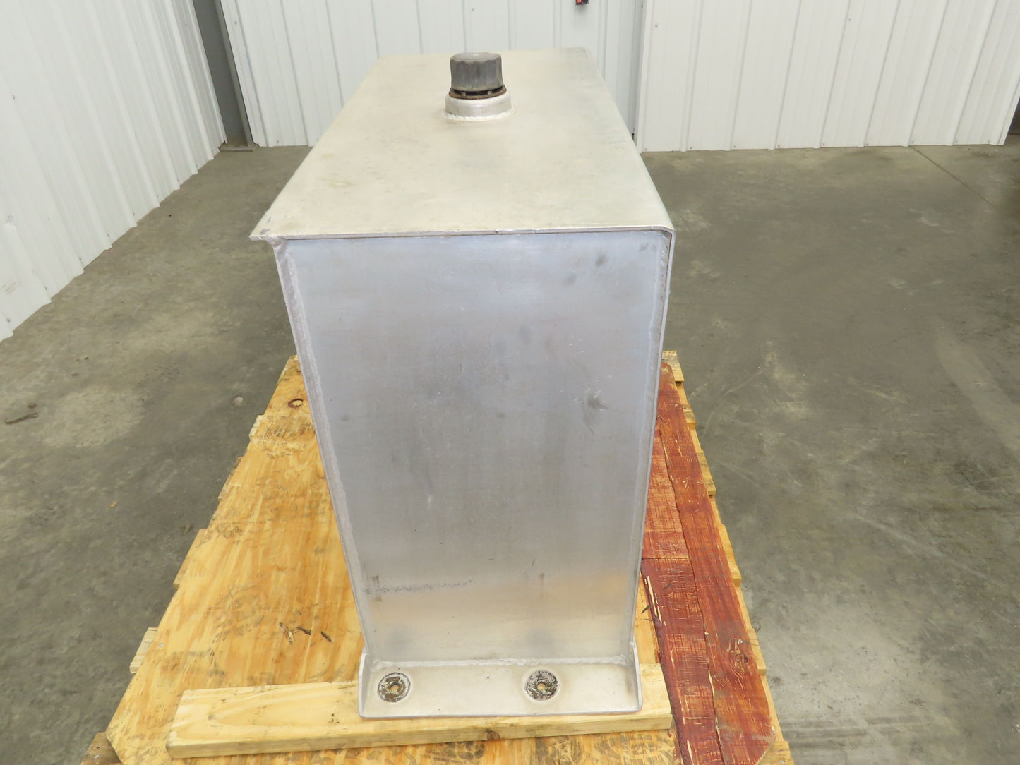 Aluminum Liquid Storage Tank 50 Gallon Semi Hydraulic Oil Container 34x15x28"