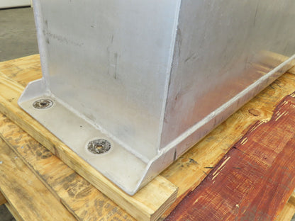 Aluminum Liquid Storage Tank 50 Gallon Semi Hydraulic Oil Container 34x15x28"