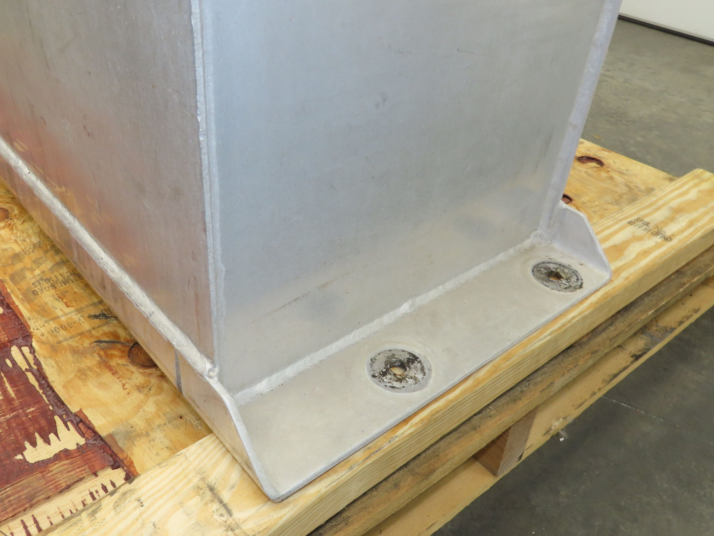 Aluminum Liquid Storage Tank 50 Gallon Semi Hydraulic Oil Container 34x15x28"