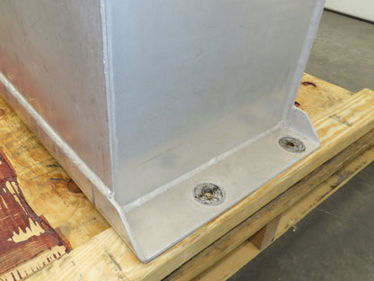 Aluminum Liquid Storage Tank 50 Gallon Semi Hydraulic Oil Container 34x15x28"