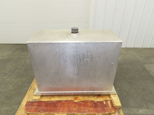 Aluminum Liquid Storage Tank 50 Gallon Semi Hydraulic Oil Container 34x15x28"