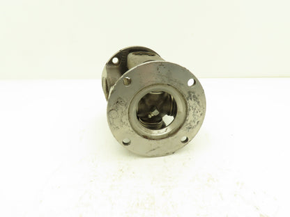 GWB 287.30 Universal U-Joint Flanged Cardan Drive Shaft 150mm OD 165mm OAL 18730