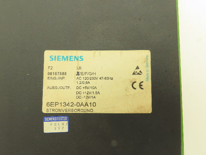 Siemens 6EP1342-0AA10 Power Supply for Trumpf TASC 200 5/12vDC - 120/230vAC