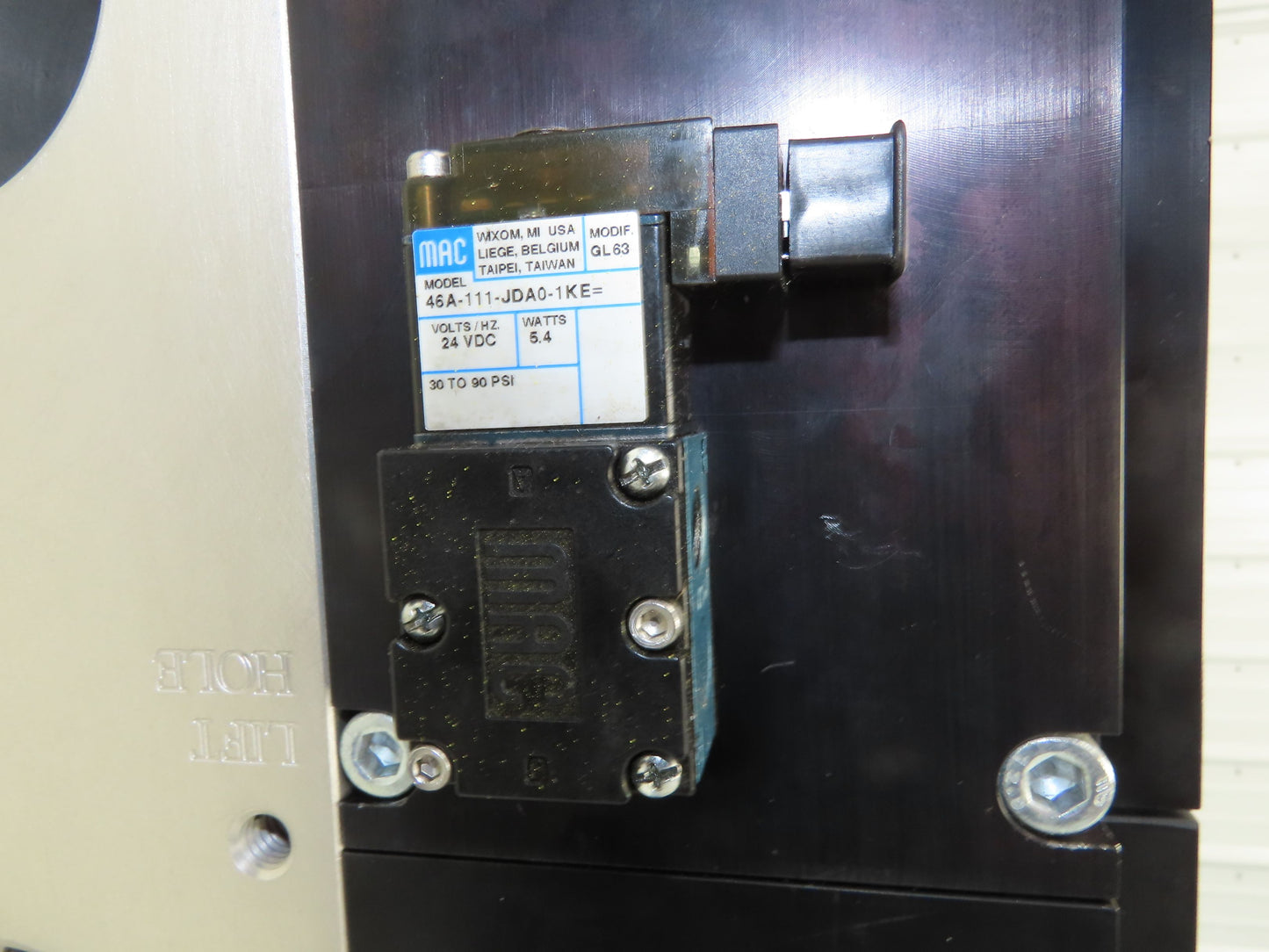 Mac 69A-C1-MAB-JDA0-1KE Pneumatic Air 2 Valve Manifold Assembly 69 Series