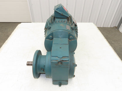 Reliance Master XL Gearmotor 12.7 Reducer 2-Speed 138/34 RPM 1.5Hp 460V RH 213T