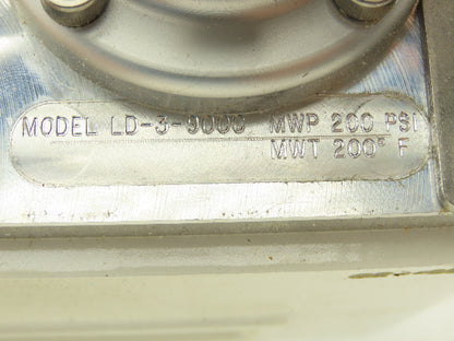 Motivair LD-3-9000 Compressed Air Tank Automatic Condensate Drain Valve